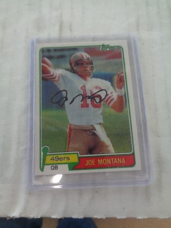 SPORTS CARD "COPY" - JOE MONTANA