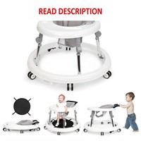 $70  Baby Walker  Foldable  9 Heights  White