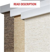 $62  Persilux Roller Shades 35W x 72H Brown