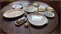 Decor Plates, Platter, Corning Ware, Etc