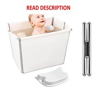 $44  Collapsible Baby Bathtub for Infants  WHITE