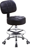 KKTONER Adjustable Swivel Stool Black