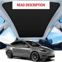 $19  Tesla Model Y Roof Sunshade  Foldable  Black