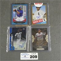 L. Robert, E. Rosario, Byron Buxton Numbered Cards