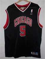 Chicago Bulls Jalen Rose jersey.