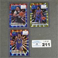 Donruss Rookie Numbered Refractors Cards