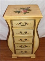 Decorative 5 drawer stand.
