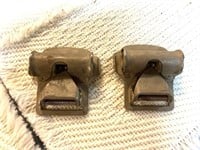 2 WWII Harness Clips w/ Release -  Paratrooper?