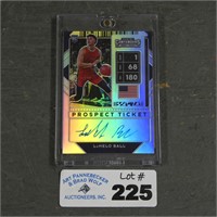 2020 Panini Prizm Refractor Lamelo Ball Signed