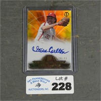 2014 Topps Steve Carlton Signed & Numbered Card