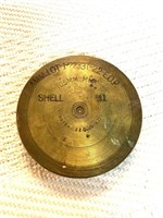 WWII Trench Art Shell Cap Ashtray