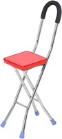 FILFEEL Folding Cane Seat - Red