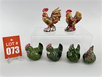 Vintage Rooster/Hen S/P Shakers