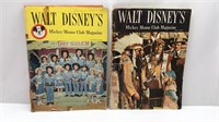 2 - 1950s Walt Disney Magazines For Mickey Mouse