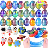 JOYIN 24 Pcs Galaxy Slime Eggs x4