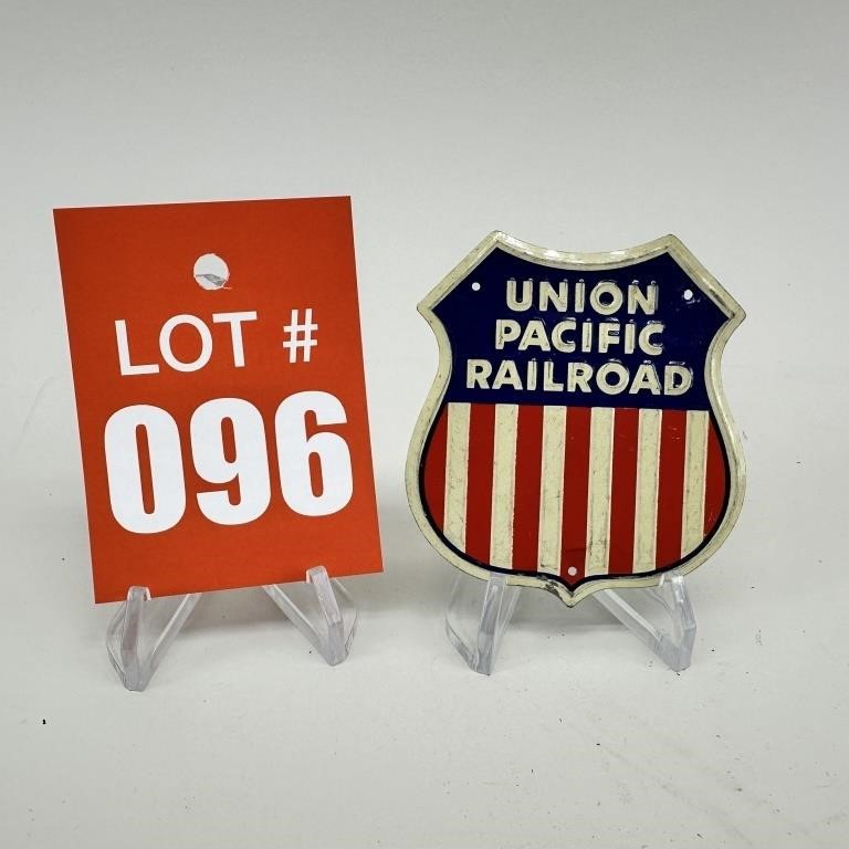 Union Pacific Railroad Metal Decal