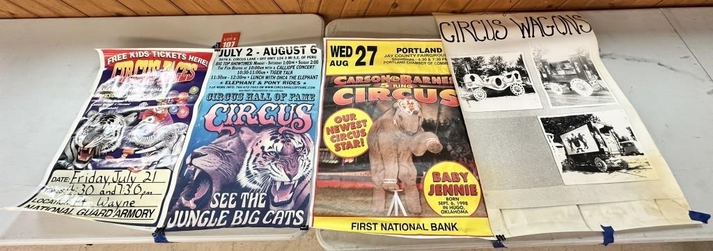 Vintage Circus Posters (4)