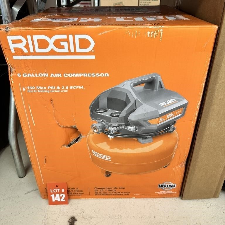 RIDGID 6-Gallon Air Compressor