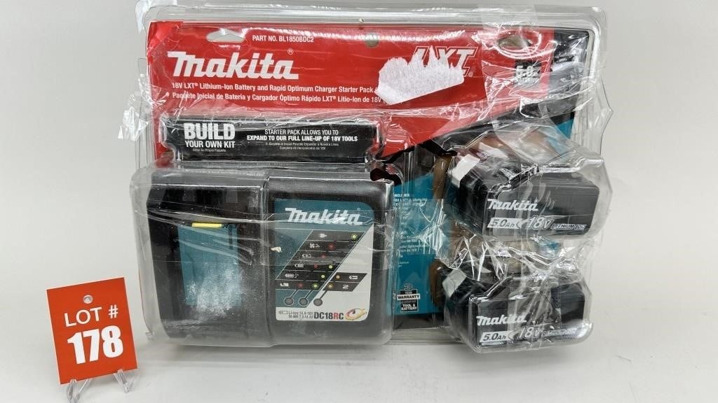 Makita 18V Lithium-Ion Battery Charger Starter