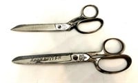 Two Keen Kutter scissors with wedge logo
