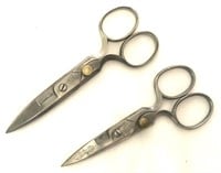 Two buttonhole scissors