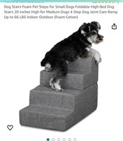 Dog Stairs Foam Pet Steps for Small Dogs Foldable