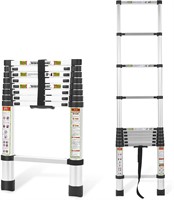 RIKADE 8.5FT Telescopic Aluminum Ladder