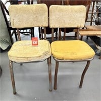 Vintage Yellow Chairs (2)