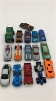 16 Vintage Hot Wheels Vehicles Cars Assorted
