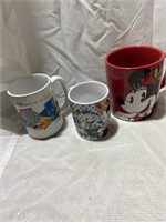 3 Disney Mugs