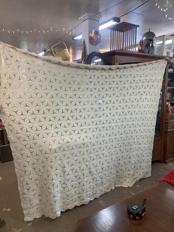 Crocheted Quilt 86" x100”