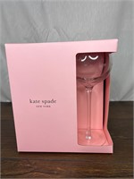 NIB Kate Spade Boxed Set of Ballon Wine Glasses