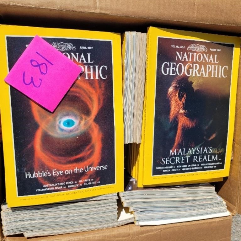 90s national Geo magazines
