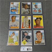 Assorted Early Baseball Cards - Brooks Robinson