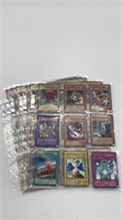 54 Konami Yugioh Trading Cards In Pocket Sleeves