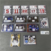 Assorted Topps Numbered Medallion, Auto's, Jersey