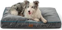 Bedsure Large Dog Bed, Grey L