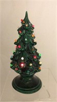 Small Lighted Christmas Tree Ceramic
