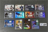 Assorted Football Auto's, Refractors & Numbered