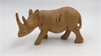 Wood Hippo Figure