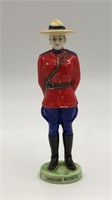 Vintage Canadian Mountie Figure Colorful