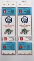 2 "phantom" Sports Tickets For 1987 World Series