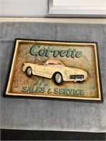 Corvette Sales & Service Wall Art