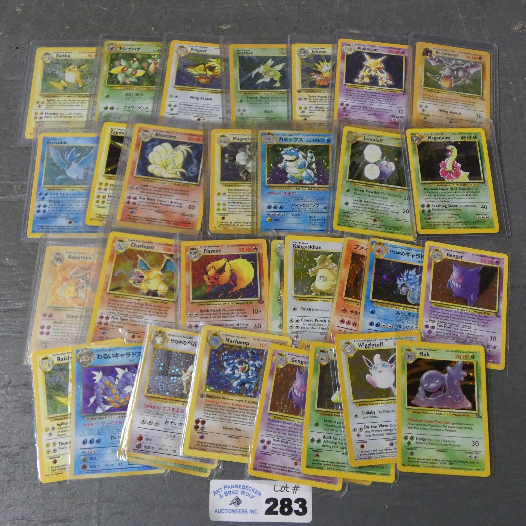 Lot of 1990's Pokemon Cards