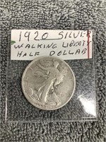 1920 Silver Walking Liberty Half-Dollar