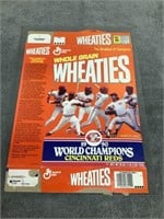 1990 Reds World Championship Wheaties Box