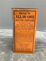 Hines Investing Compound Tin   No Lid