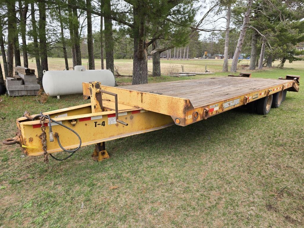 2008 Tow Master 22' flatbed double axle doulie...