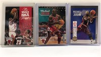 3 Michael Jordan Nba Basketball Trading Cards