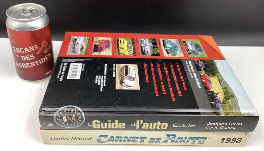 Livres Carnet de route 1998 et Guide de l'auto